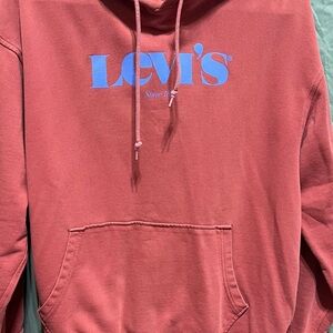Levi's Men's Brick Red Hoodie